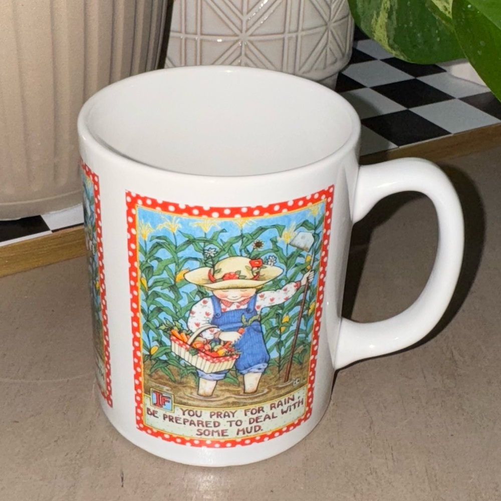Vintage Mary Engelbreit Ceramic Coffee Mug